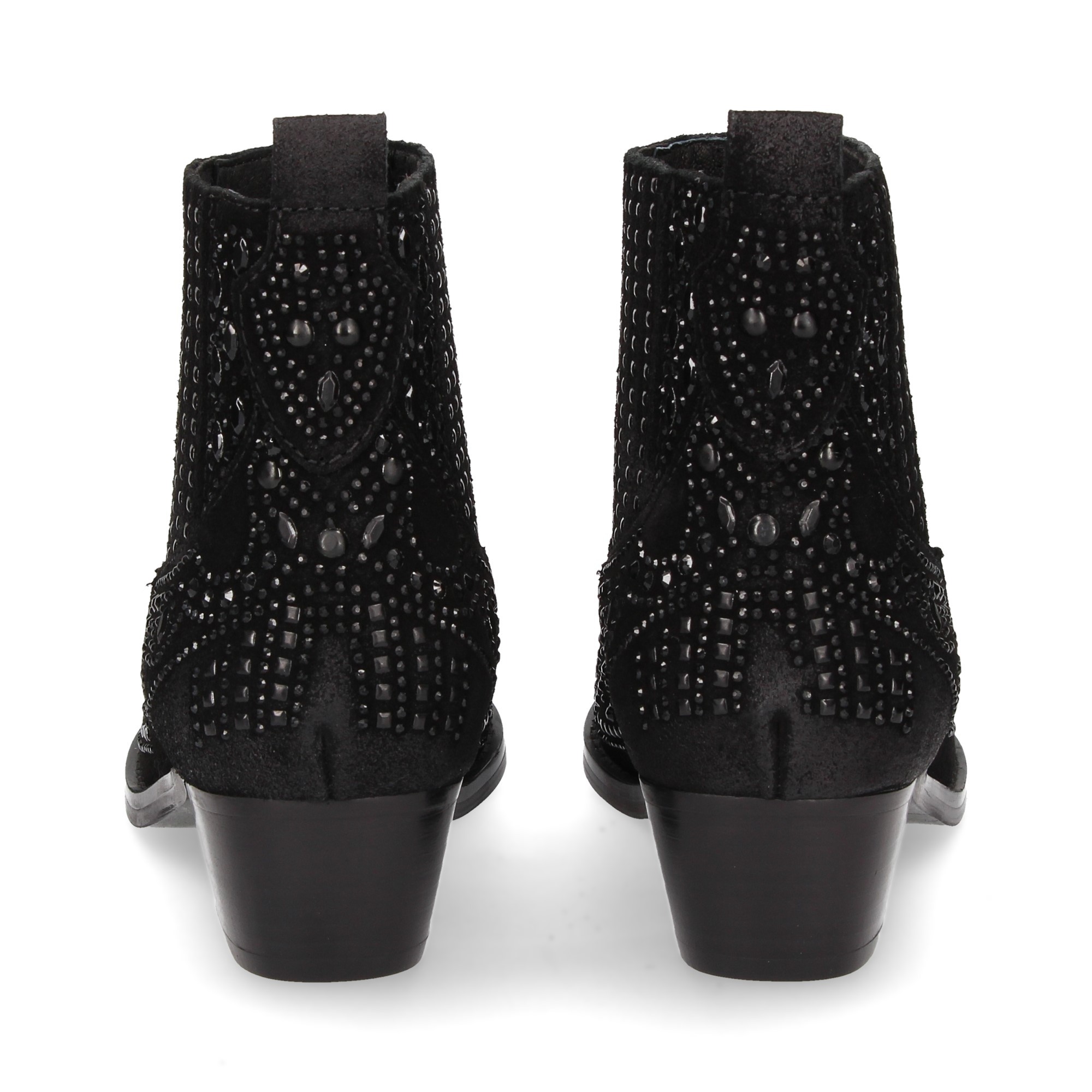 botin-elasticos-strass-ante-negro