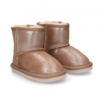 BOOTS DOUBLE FAZ ANTE LUREX CAMEL