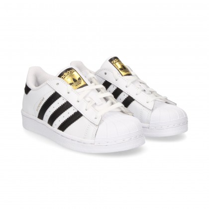 3 STRIPES BLACK SPORTS WHITE LEATHER