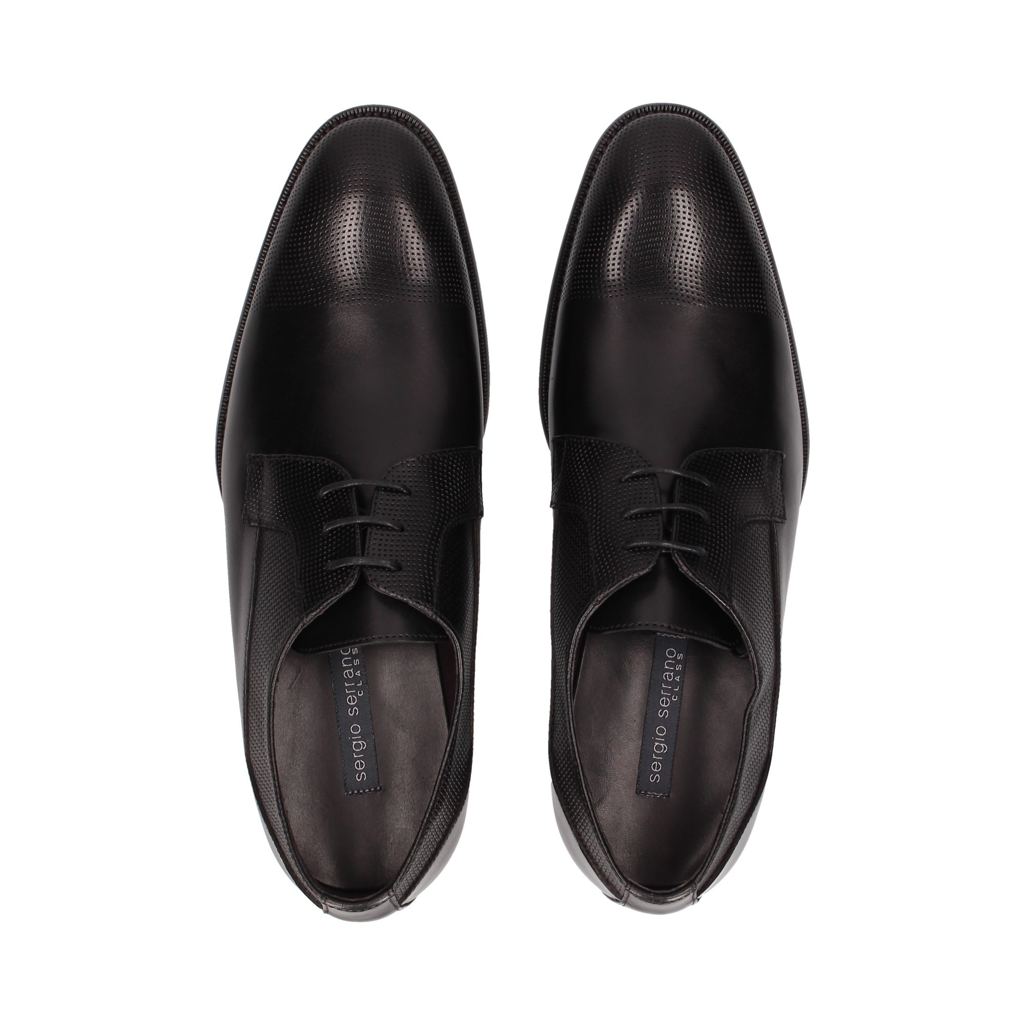 SERGIO SERRANO Men's formal shoes 7011 NEGRO
