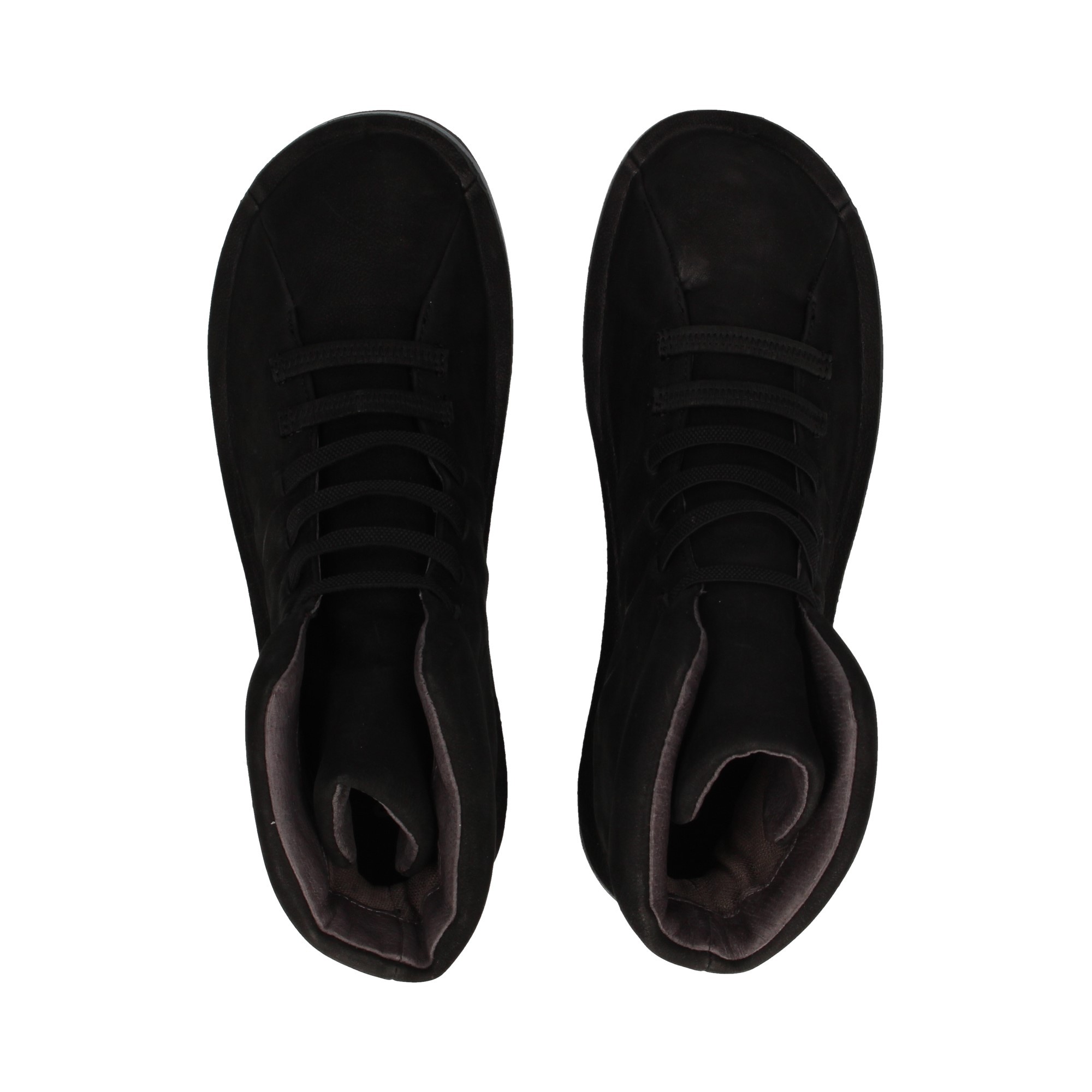 black-elastic-cord-boot