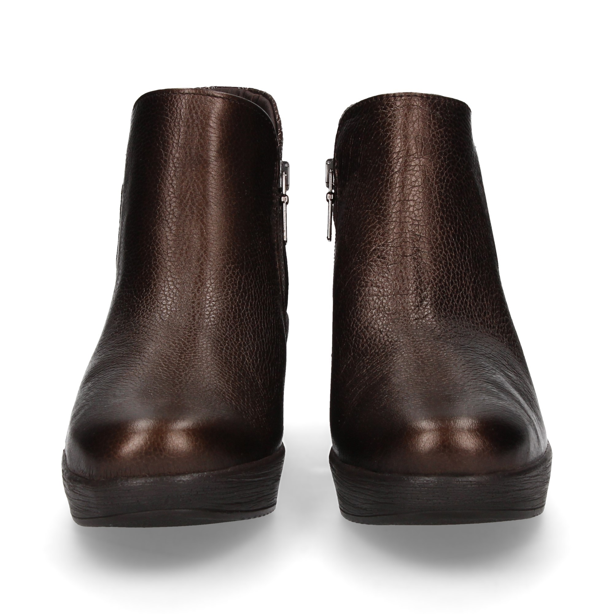 elastic-patent-leather-brown-leather-wedge-boot