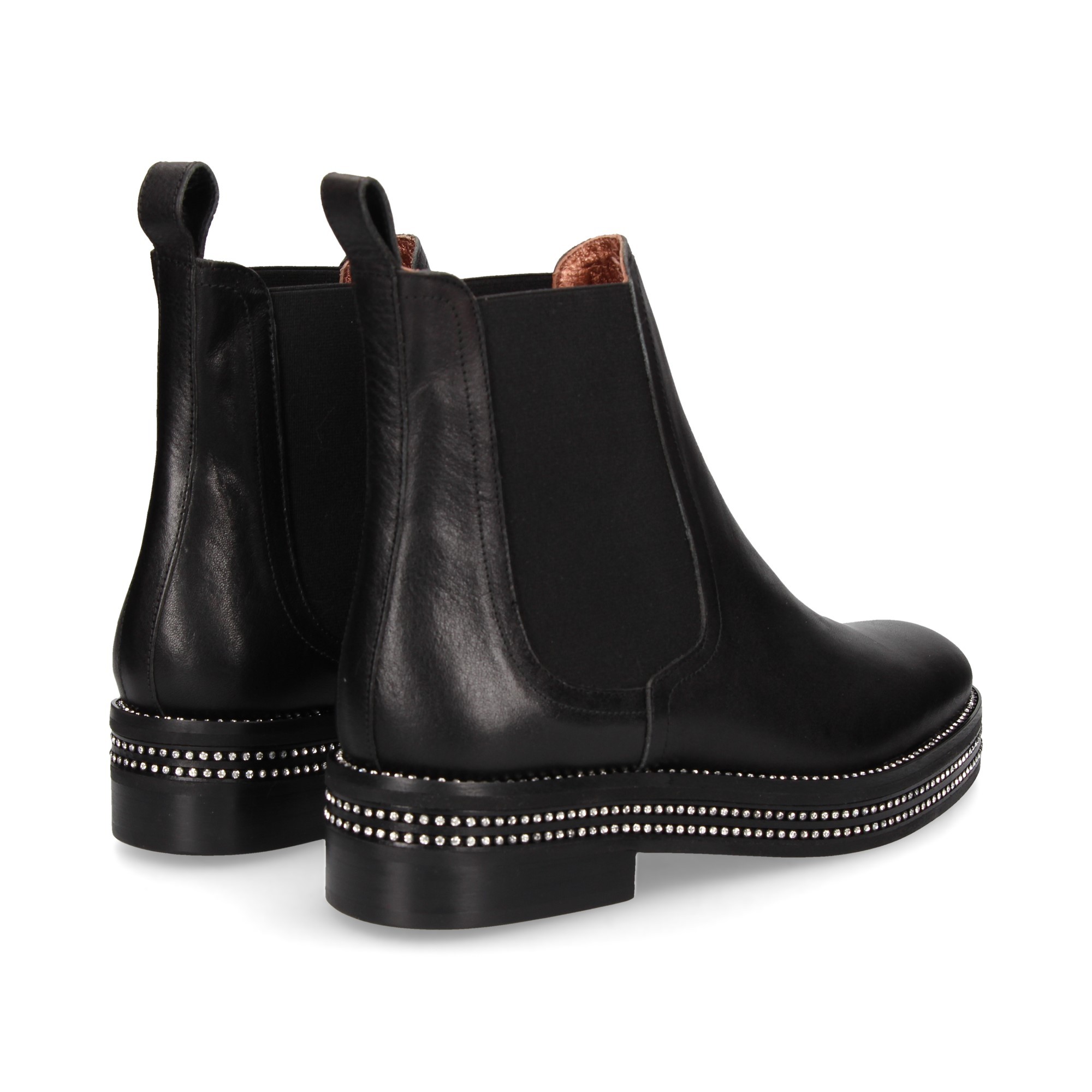 botin-elastico-suela-stras-piel-negro