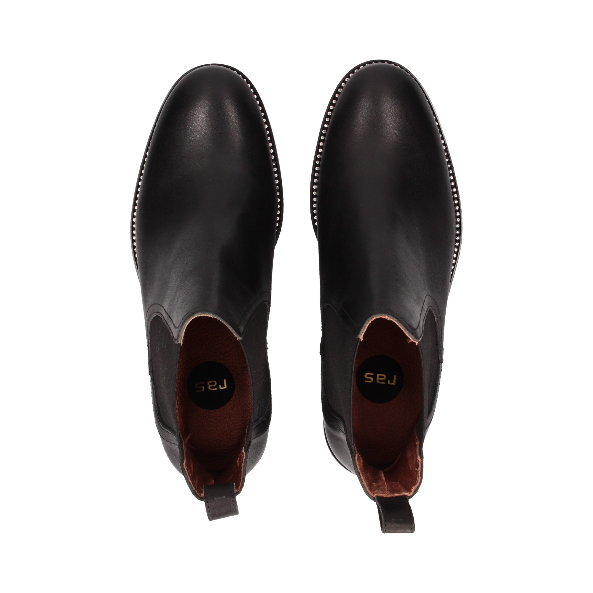 botin-elastico-suela-stras-piel-negro