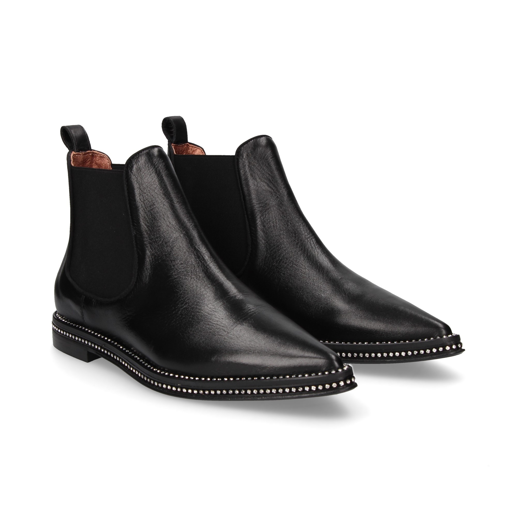 botin-elasticos-suela-strass-piel-negro