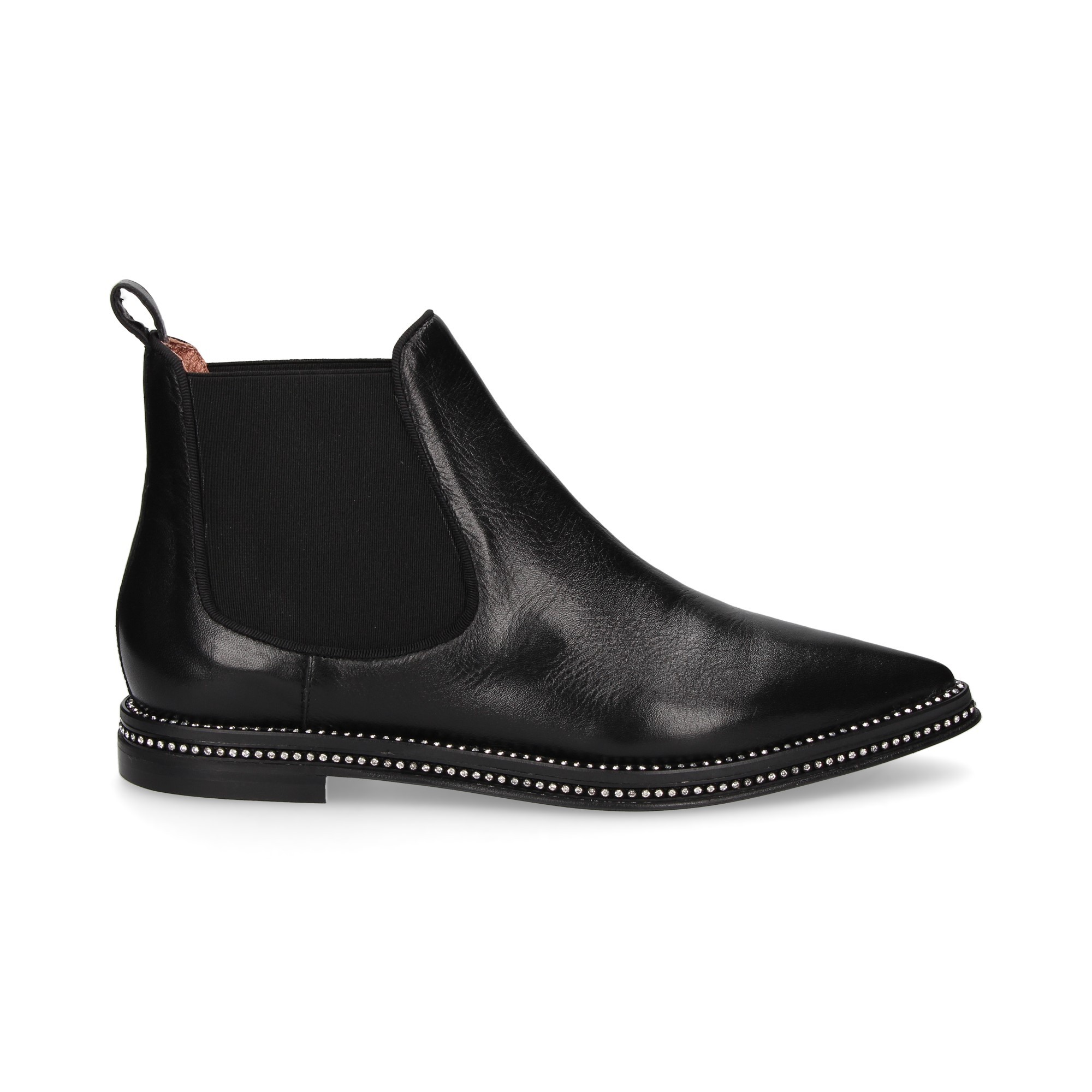 botin-elasticos-suela-strass-piel-negro