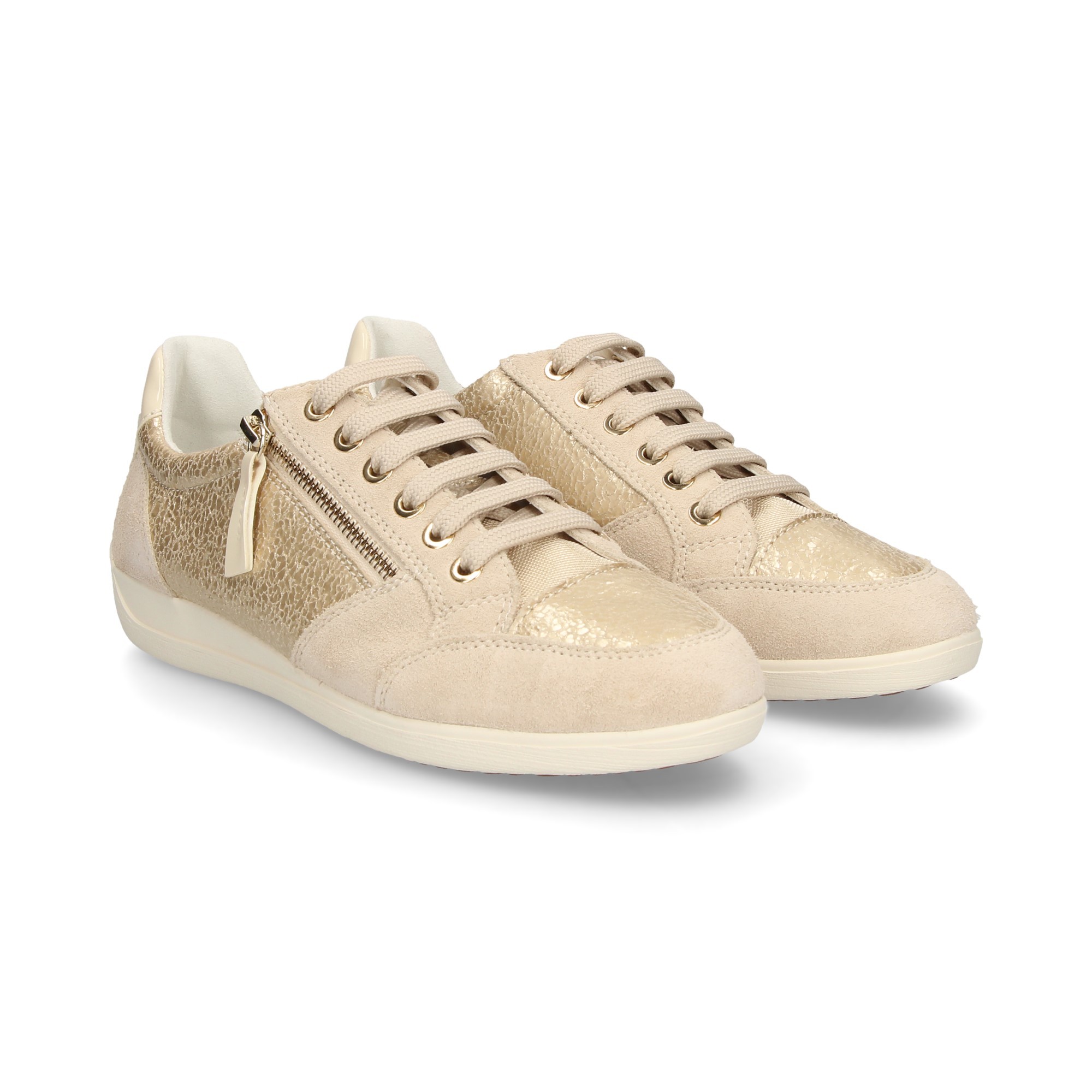 geox gold sneakers