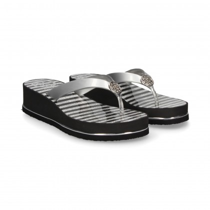 FLIP FLOP PVC SILVER