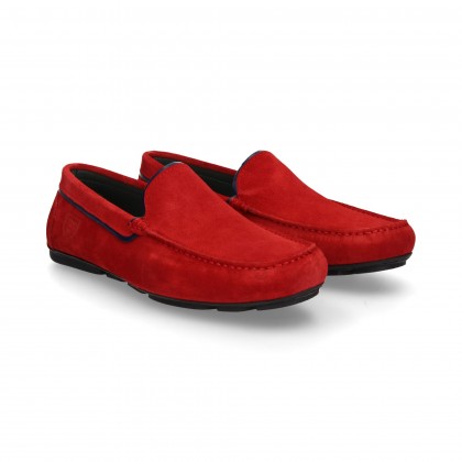 BLUE LIVE CONDUCTOR RED SUEDE