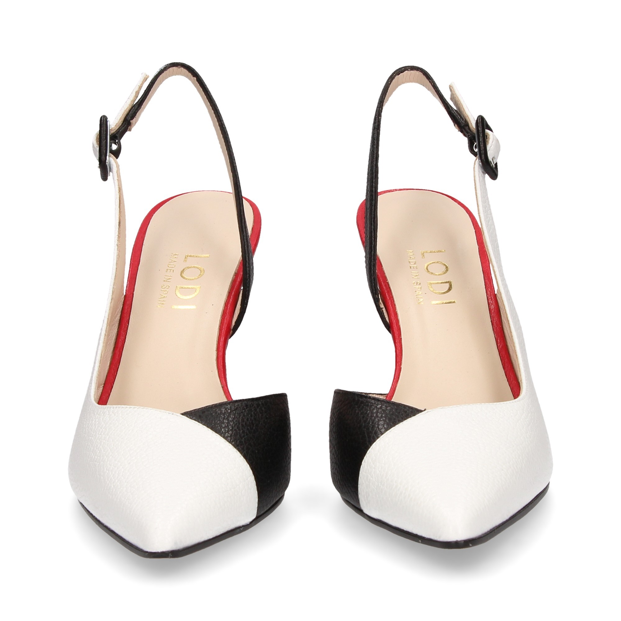 LODI Zapatos de tacón alto RADORU BLANCO/NEGRO