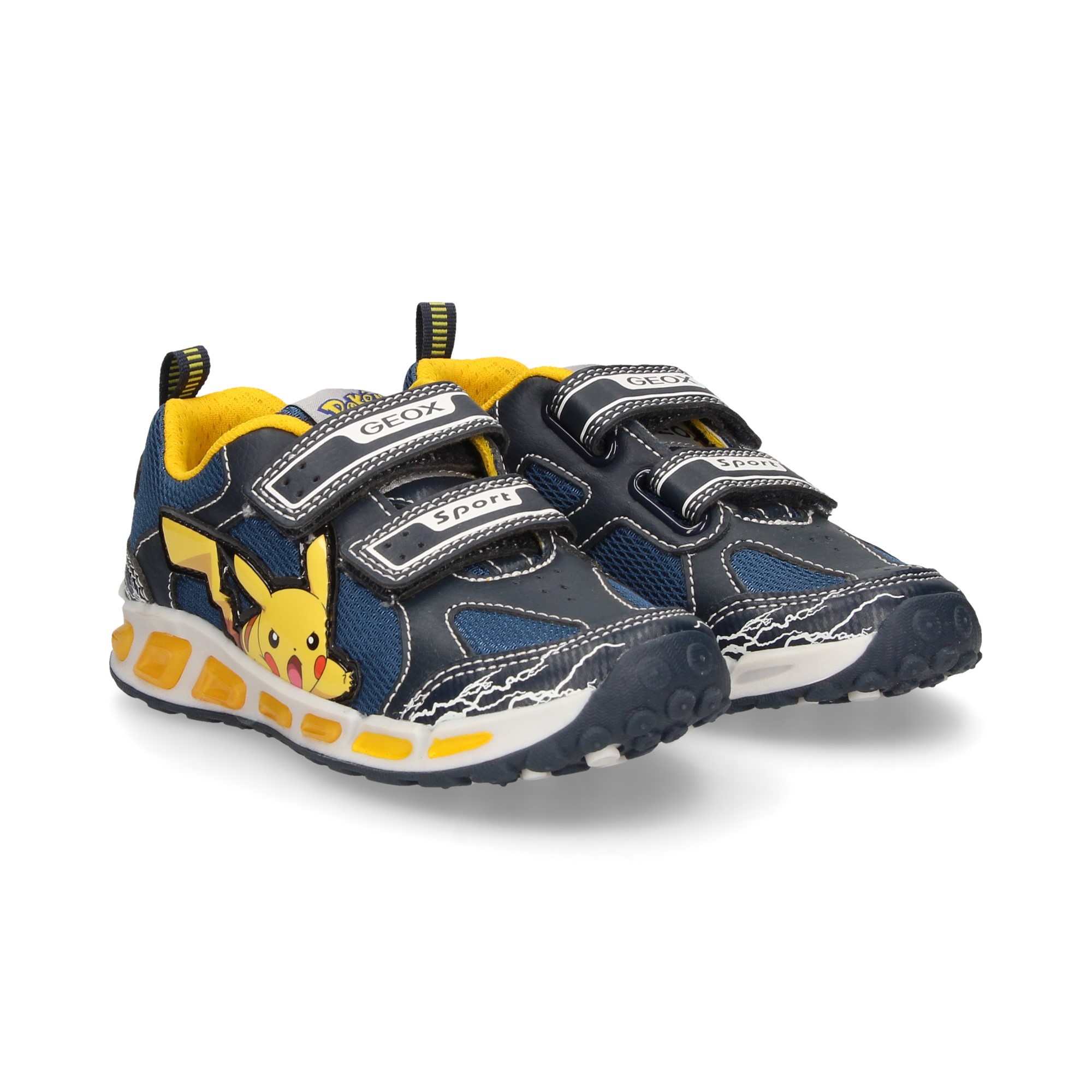 GEOX Zapatillas de J8294C C4054 NAVY/YELL