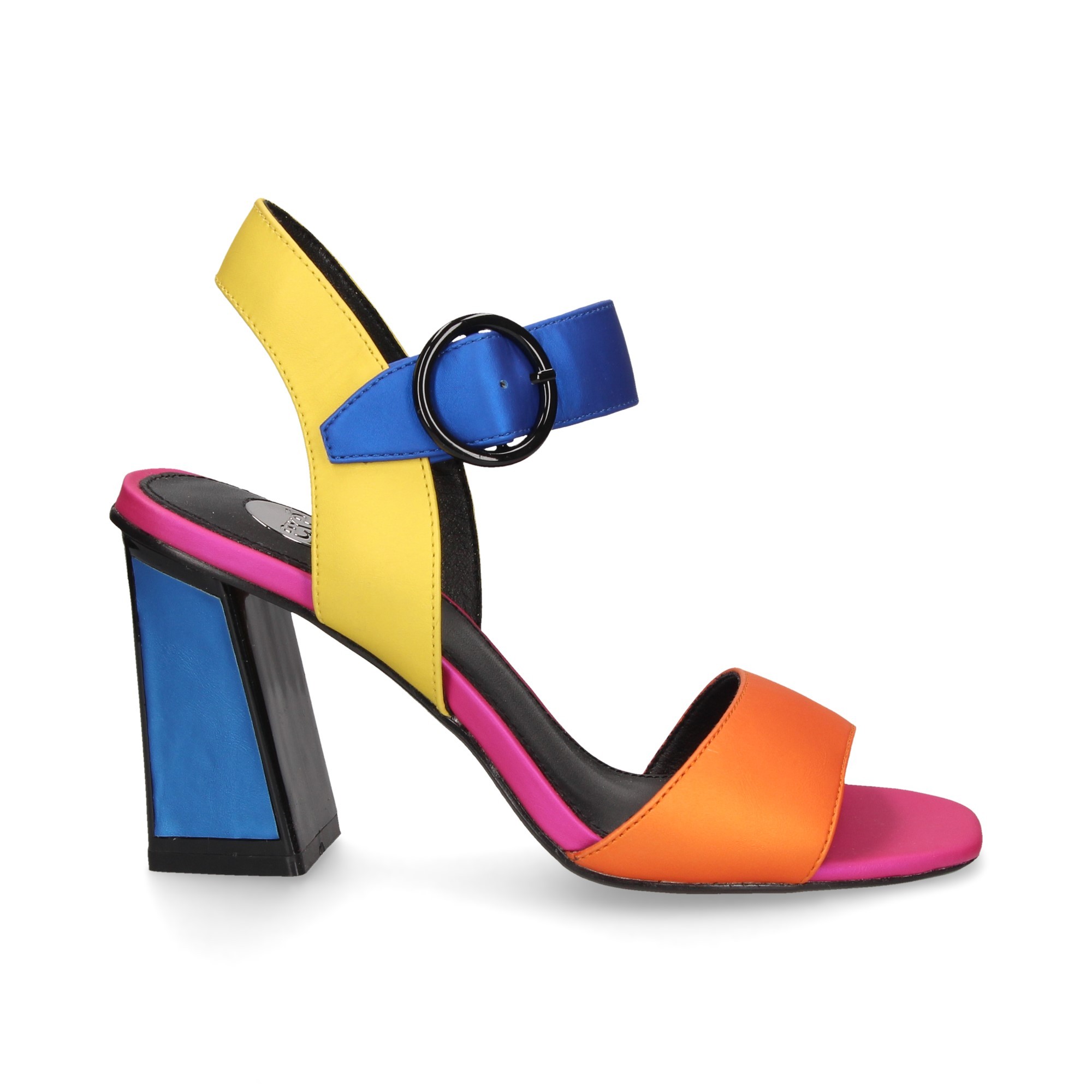 EXE Sandali con tacco delle donne LUCIA 155 FUCSIA MULTI