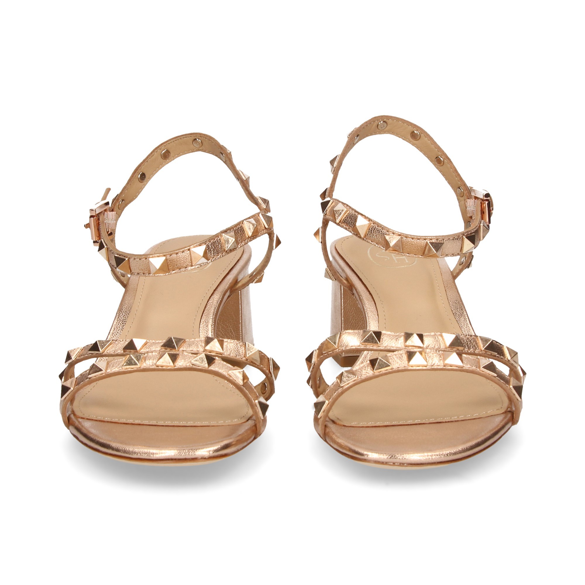 ASH Women s heeled sandals IGGY GOAT METAL RAME