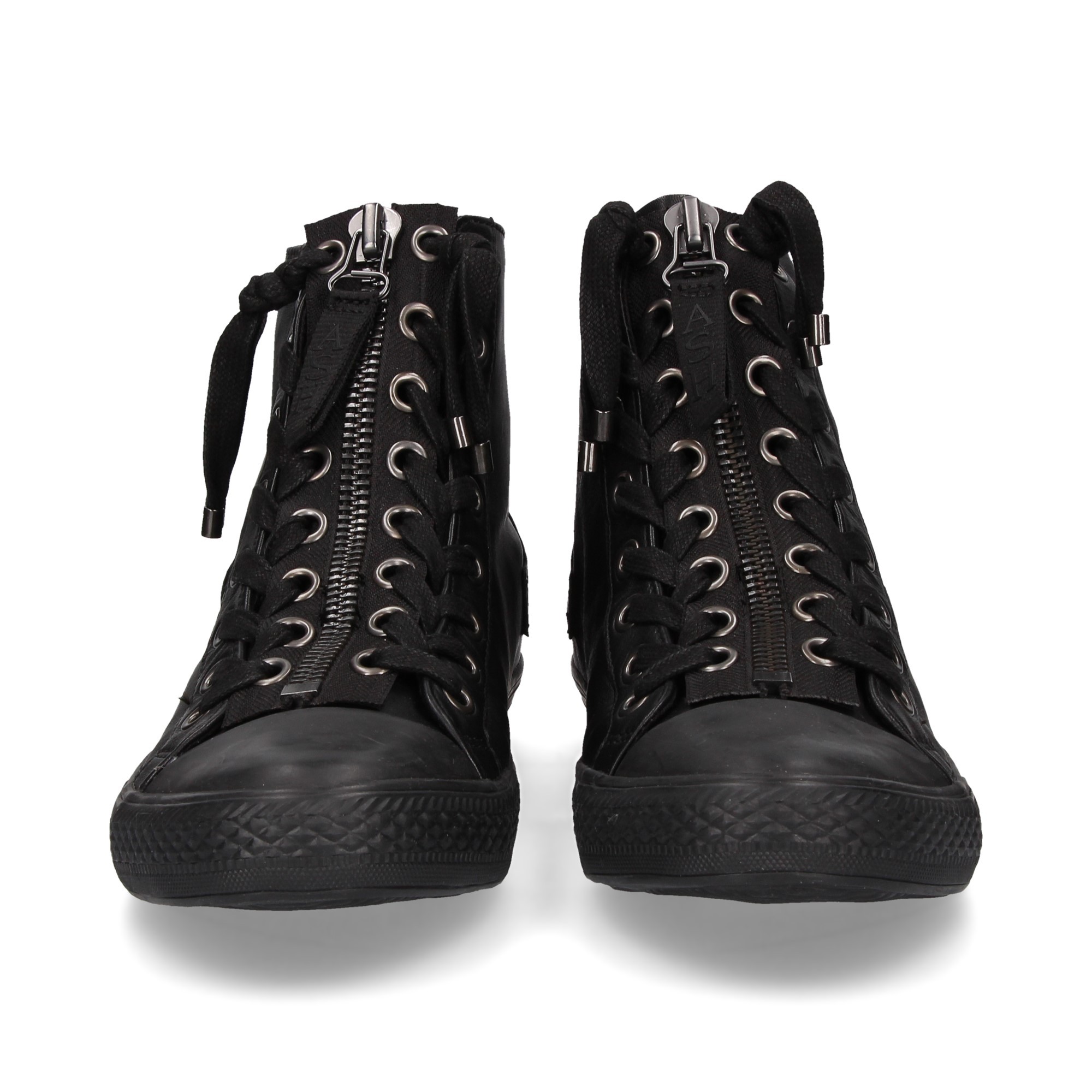 botin-acordonado-cremallera-piel-negro