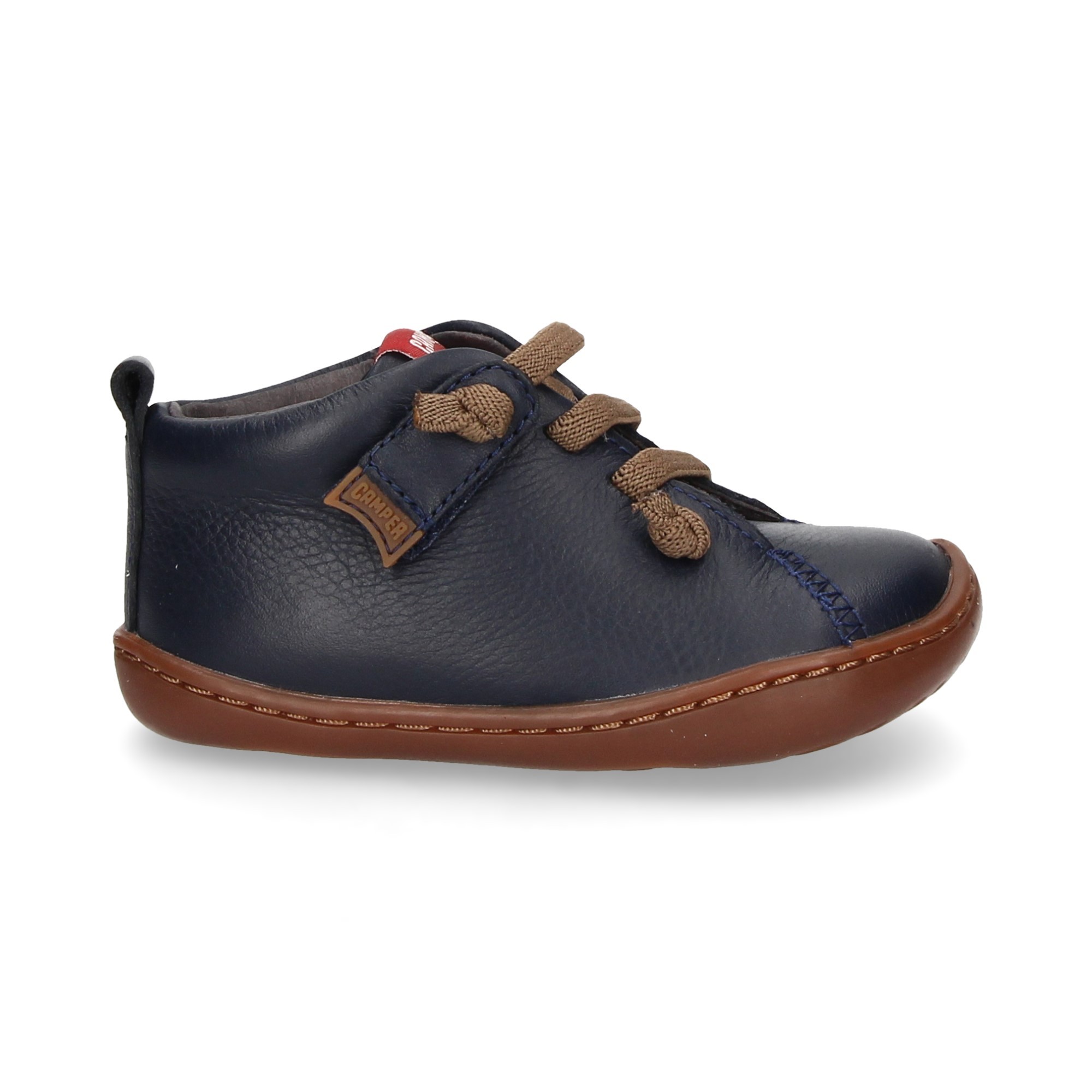 botin-cordon-velcro-piel-azul