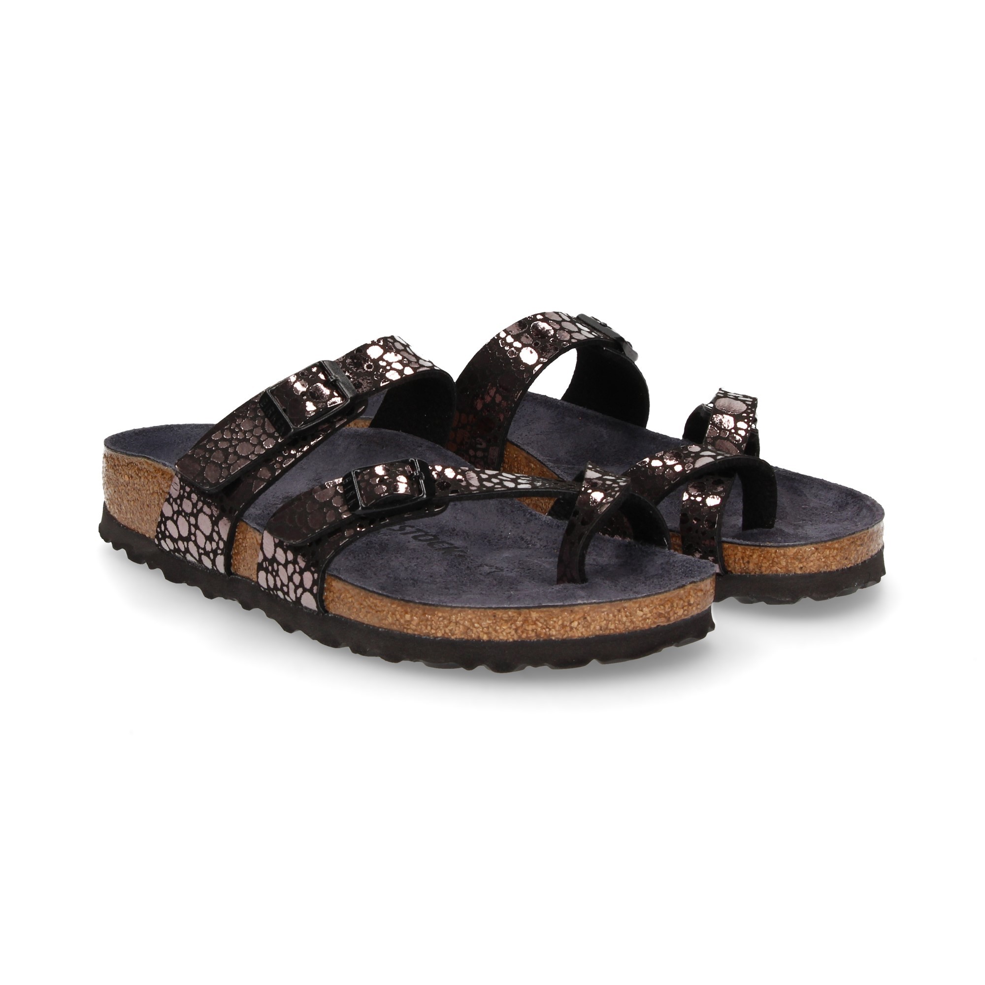 Birkenstock black metallic shop stones sandals