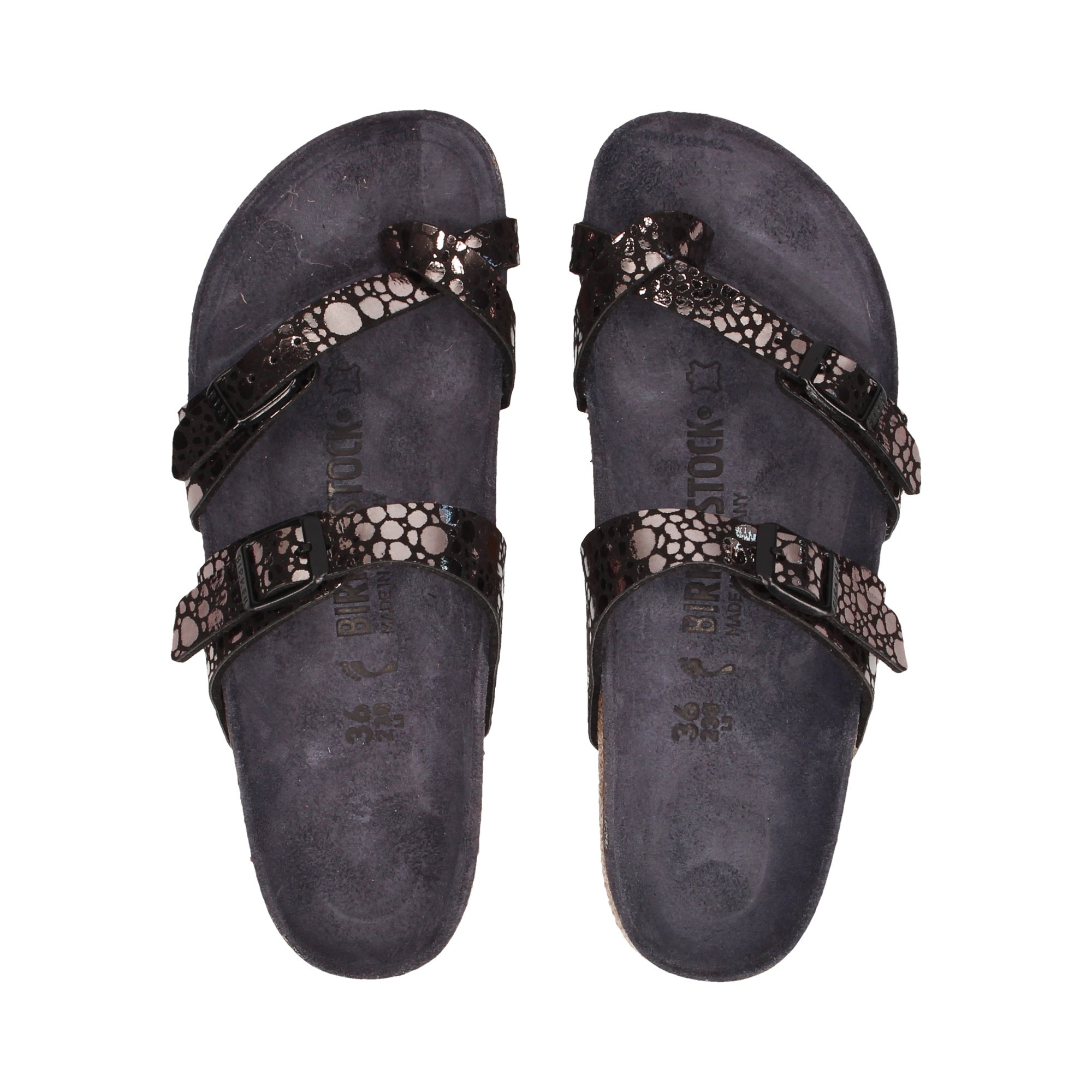 Birkenstock mayari metallic stones black clearance