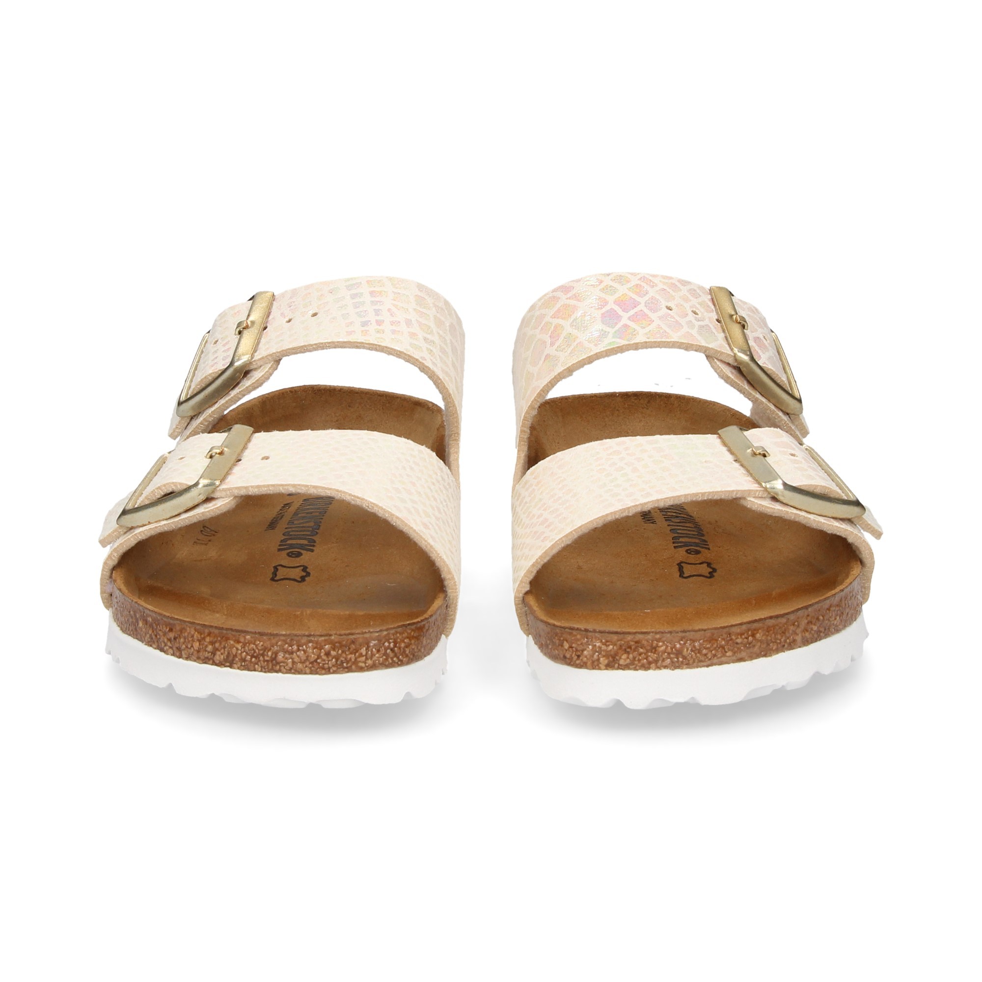 BIRKENSTOCK Sandalias Planas Femininas 57623 CREAM