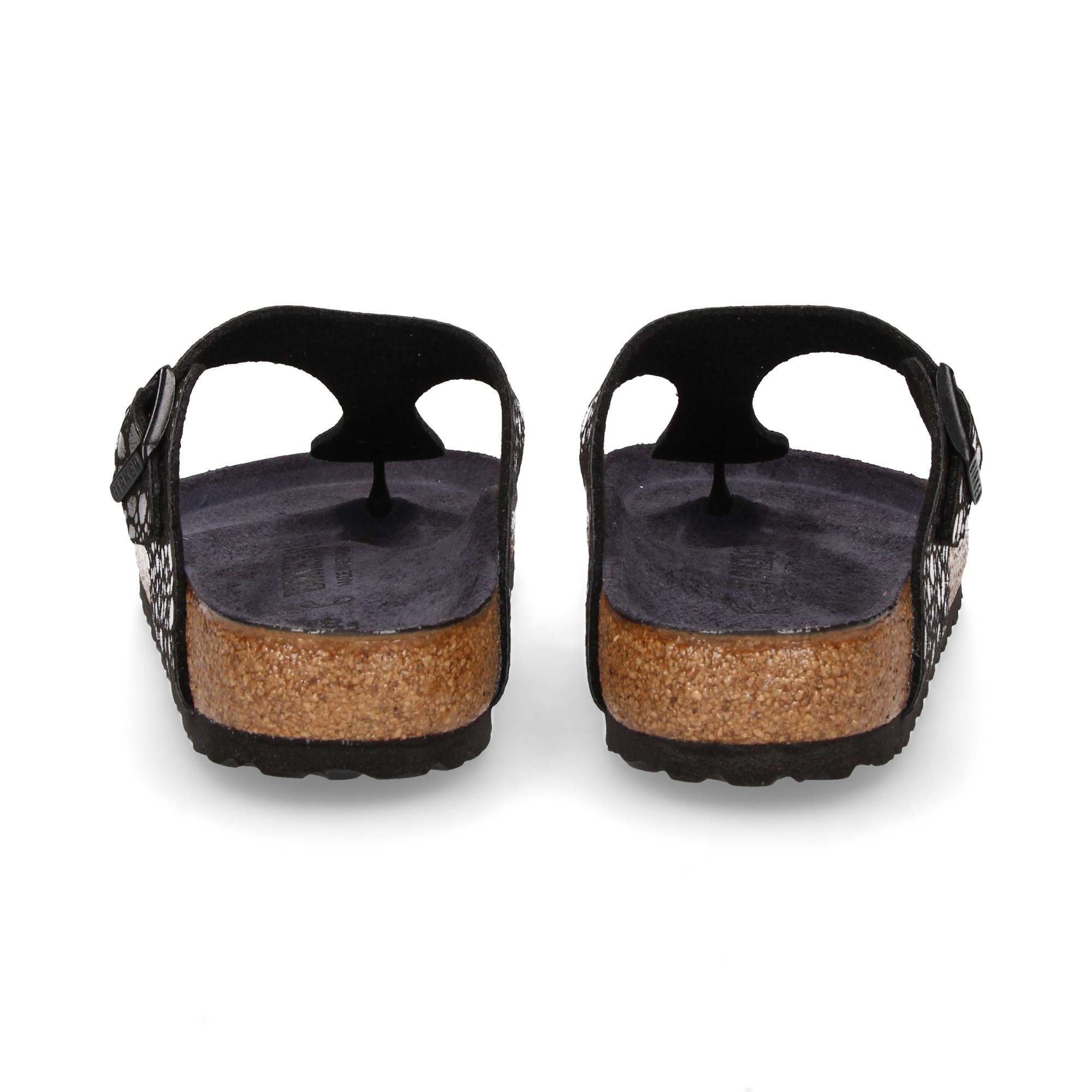 BIRKENSTOCK Sand lias Planas Femininas 1008865 NEGRO