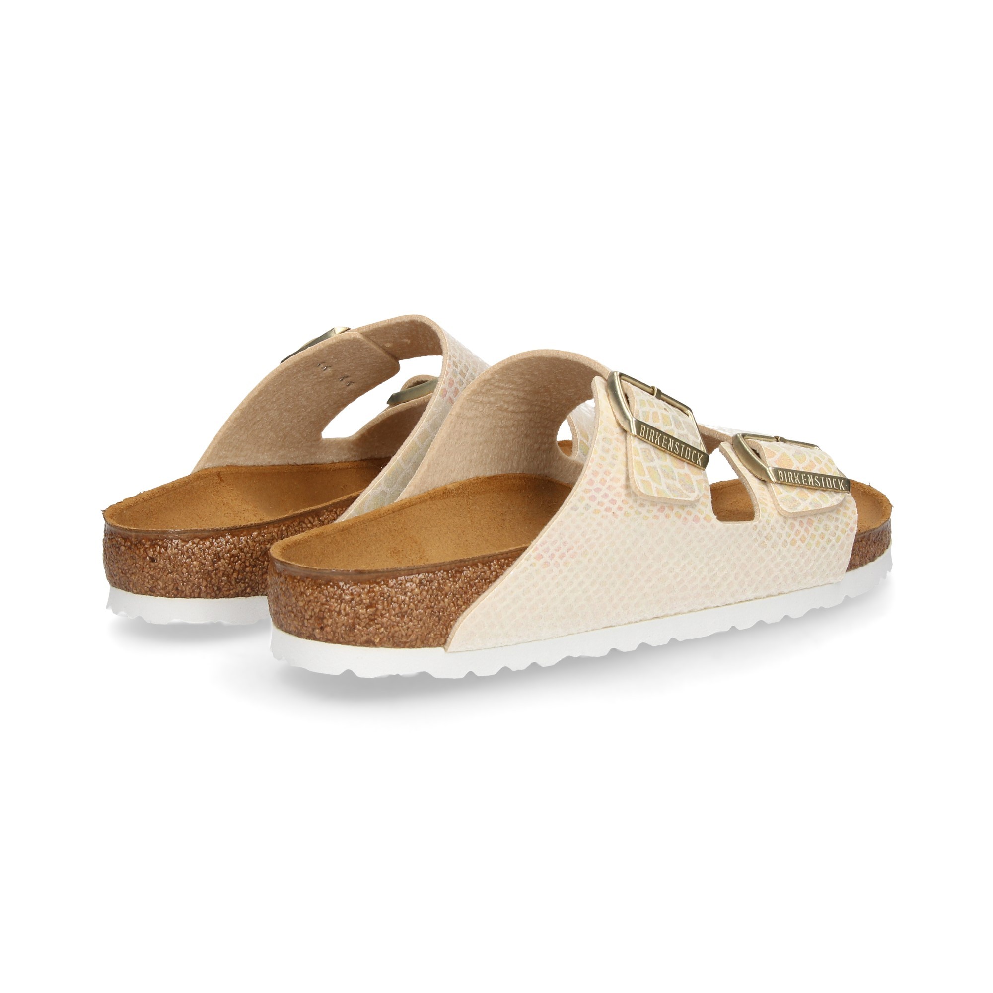BIRKENSTOCK Sandalias Planas Femininas 57623 CREAM