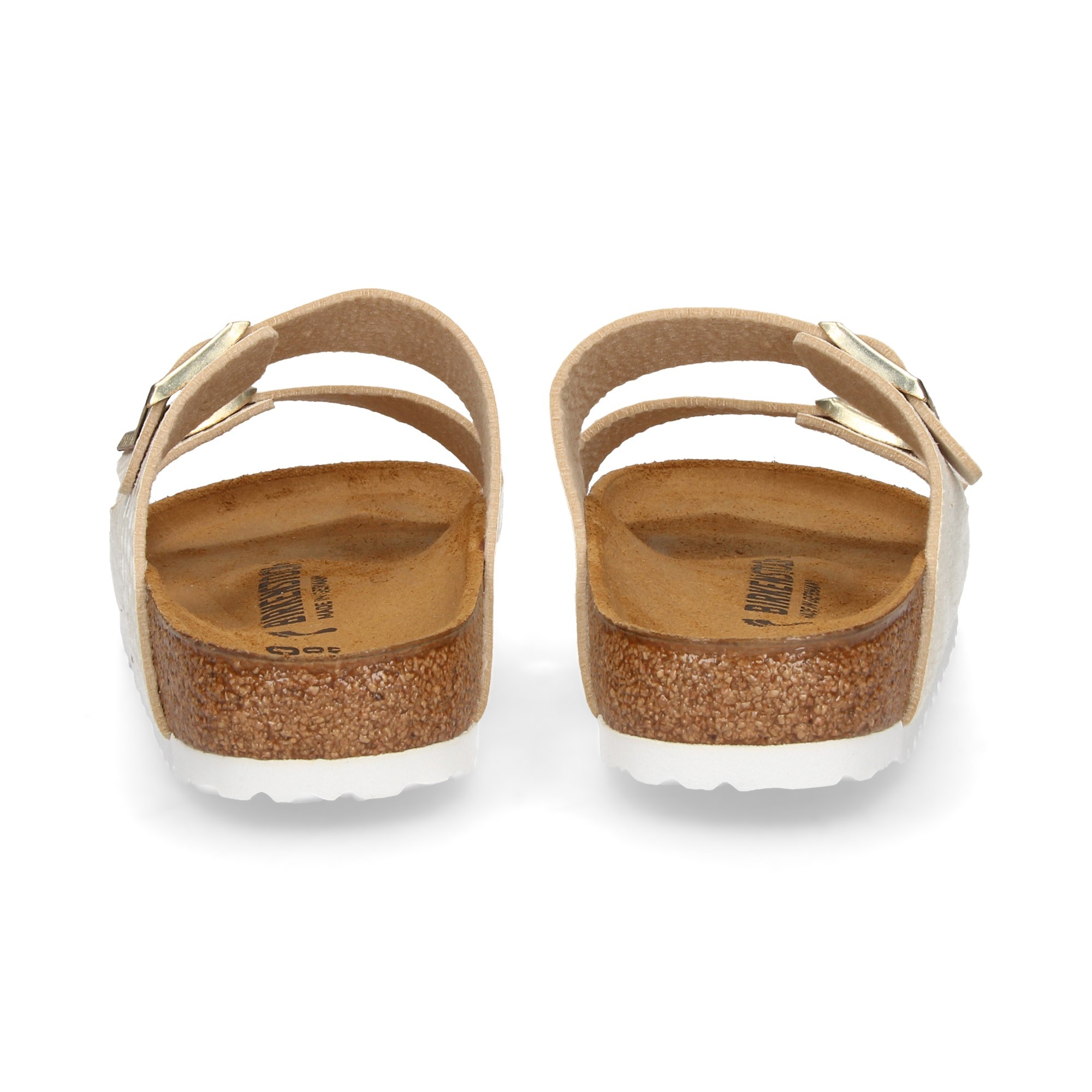 BIRKENSTOCK Flache Sandalen fur Damen 57623 CREAM