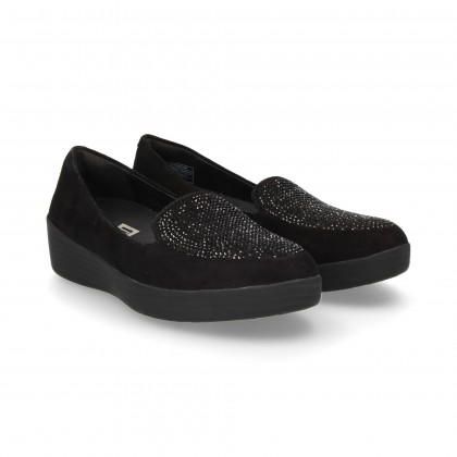 MOCASIN BRILLANTES NEGRO