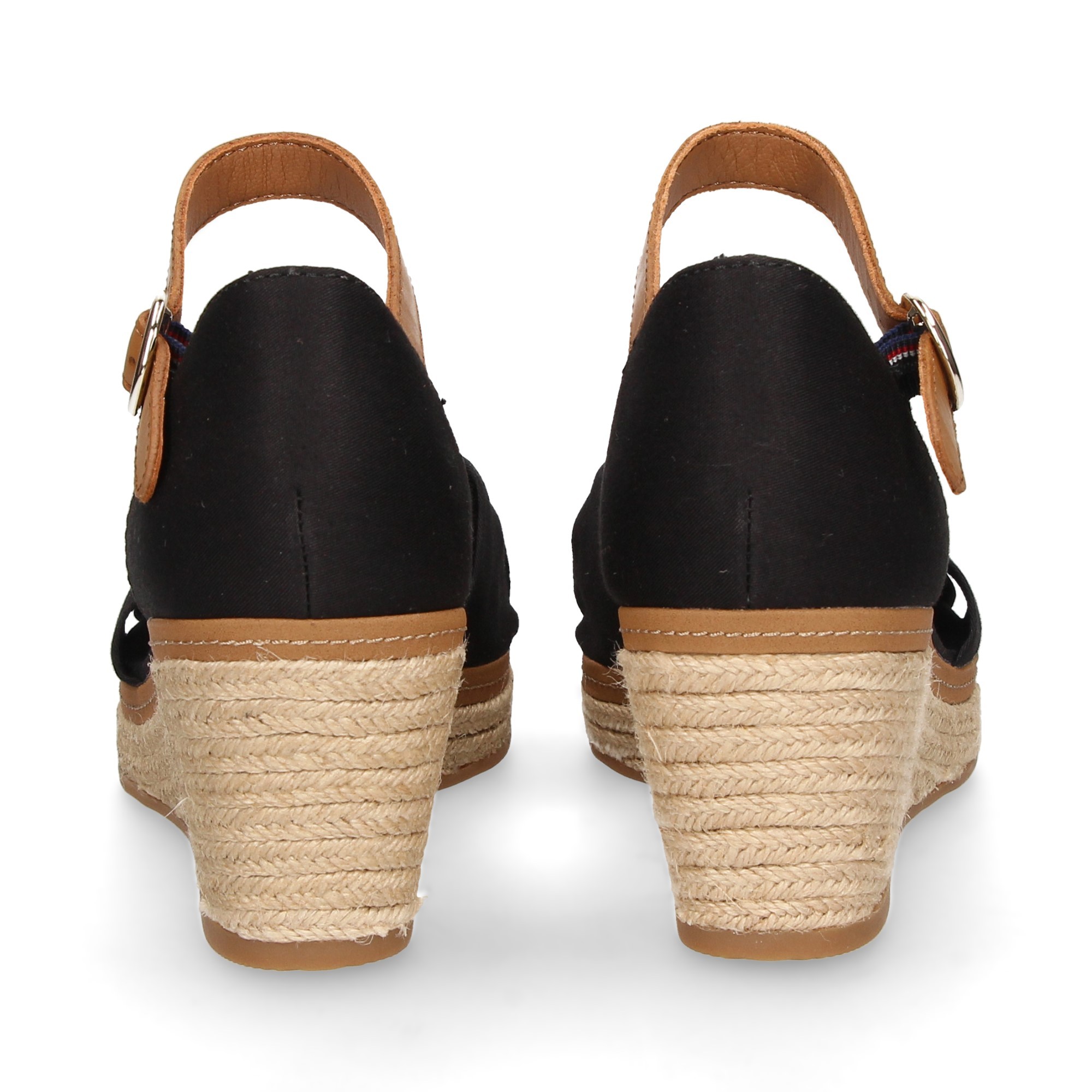 black-textile-knot-sandal