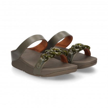 GREEN CHAIN SANDAL