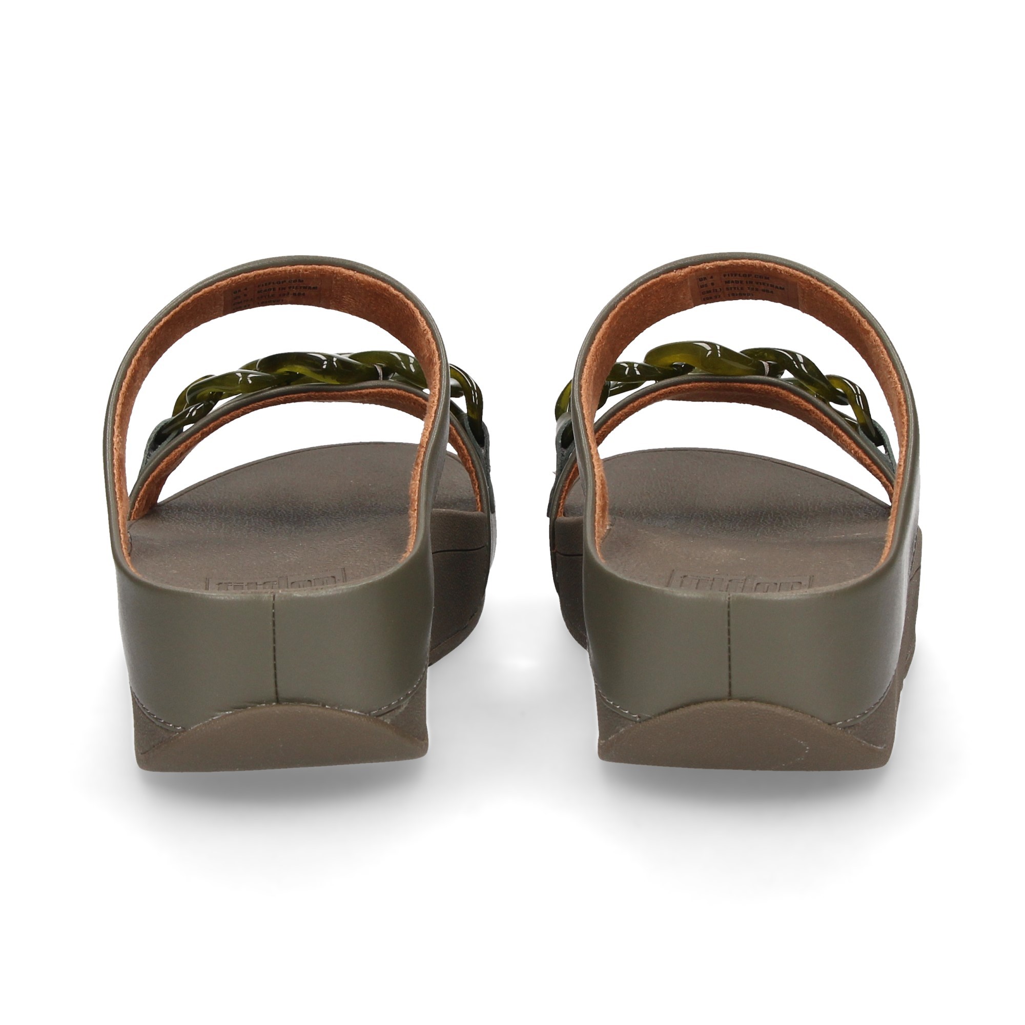 green-chain-sandal