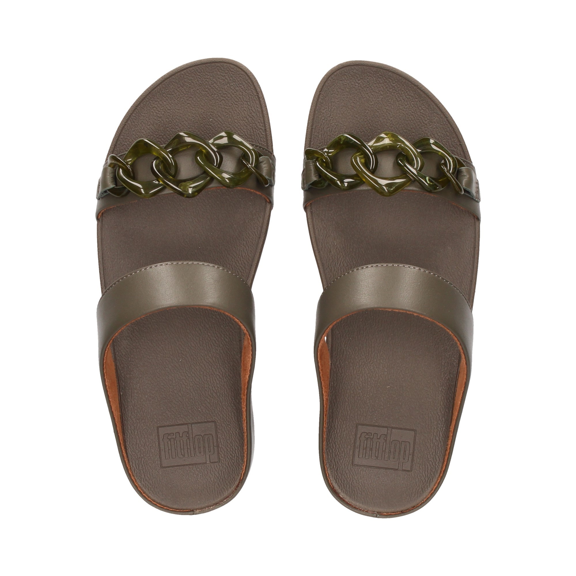green-chain-sandal