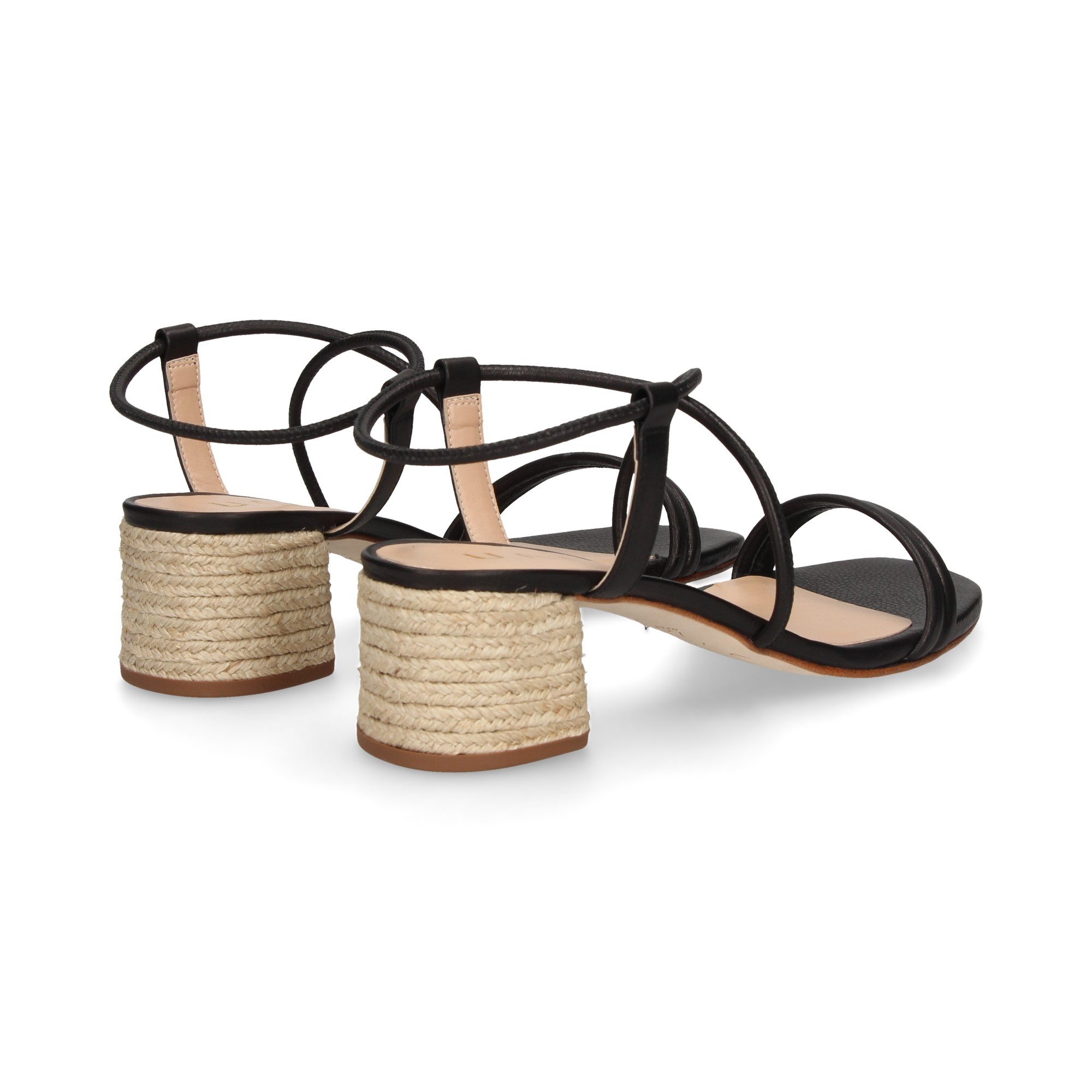 black-leather-cross-jute-heel-sandal