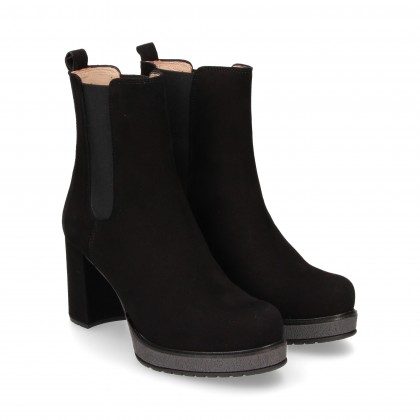 BOTIN PLATAFOR ELASTICO LADO ANTE BLACK
