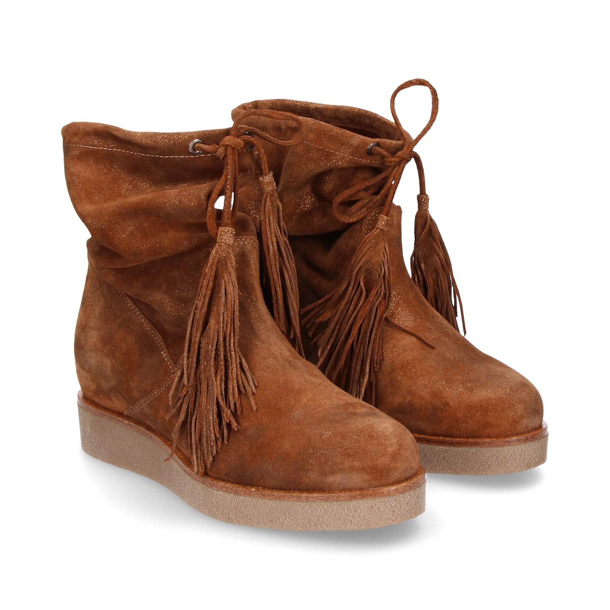 UNISA botas de otoño maravillosamente elegantes botines para mujer con  función elástica taupe
