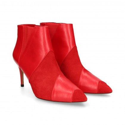 BOTIN SUEDE/RED LEATHER