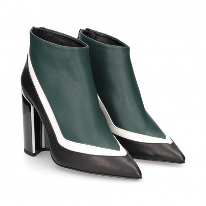 WHITE LINE BOOTIE GREEN SKIN