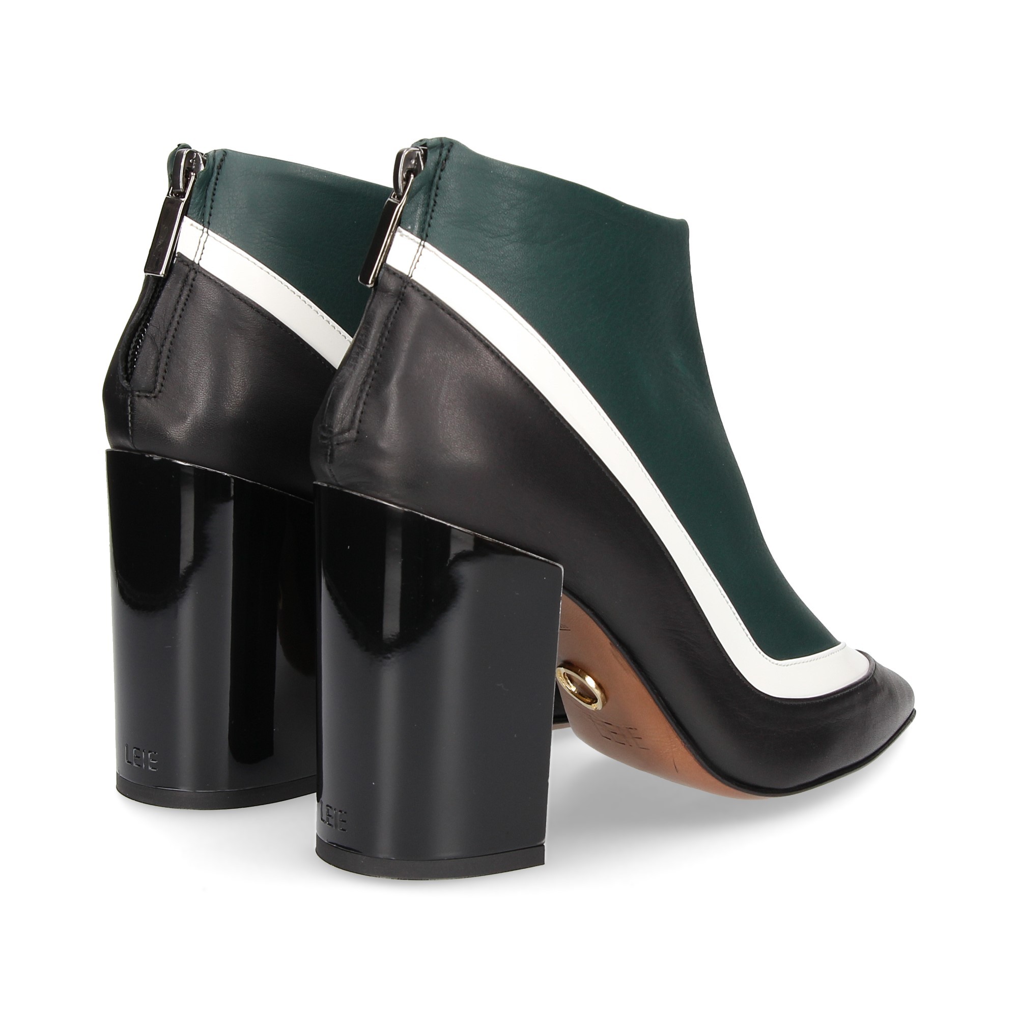 botin-linea-blanca-piel-verde