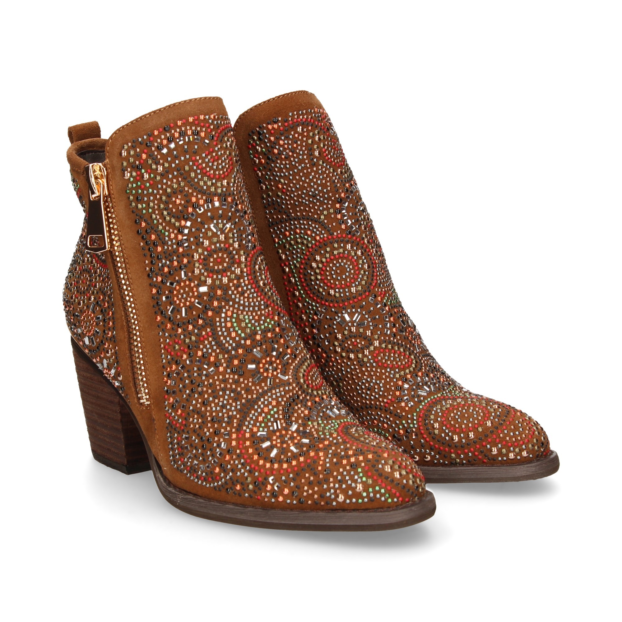 botin-tachuelas-strass-multi-ante-camel