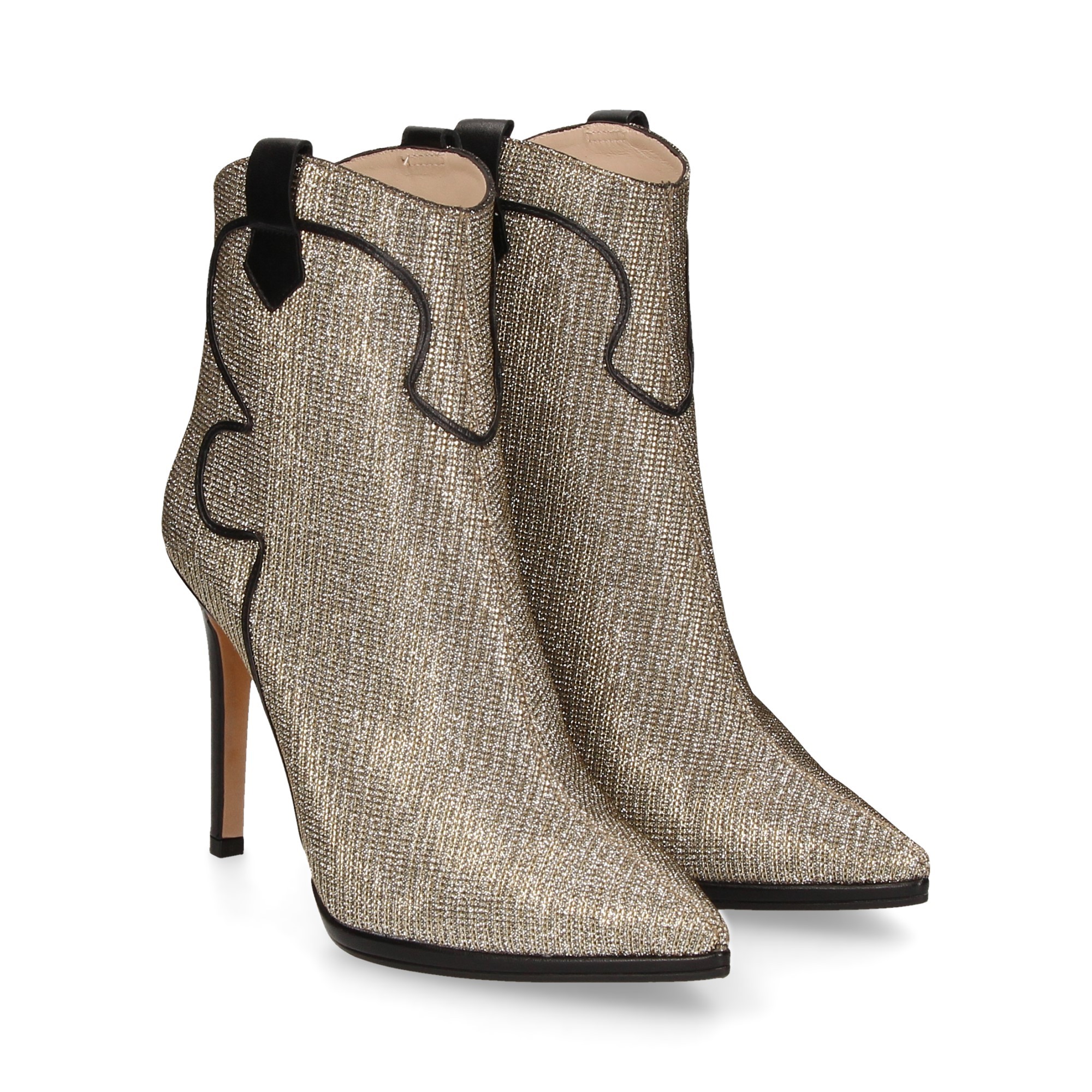 botin-cowboy-glitter-plata