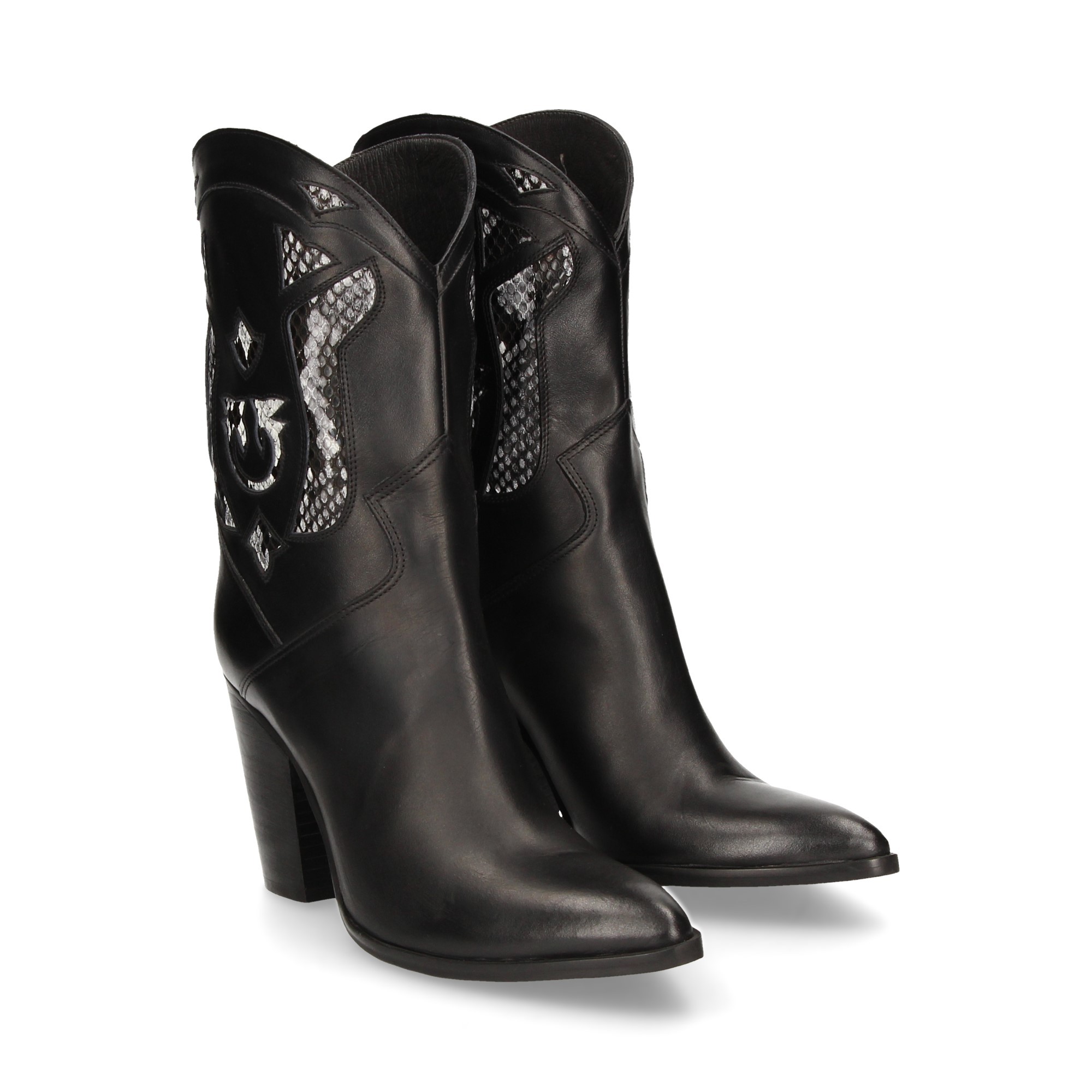 EXE Botas con tacón de Mujer ADEL NEGRO
