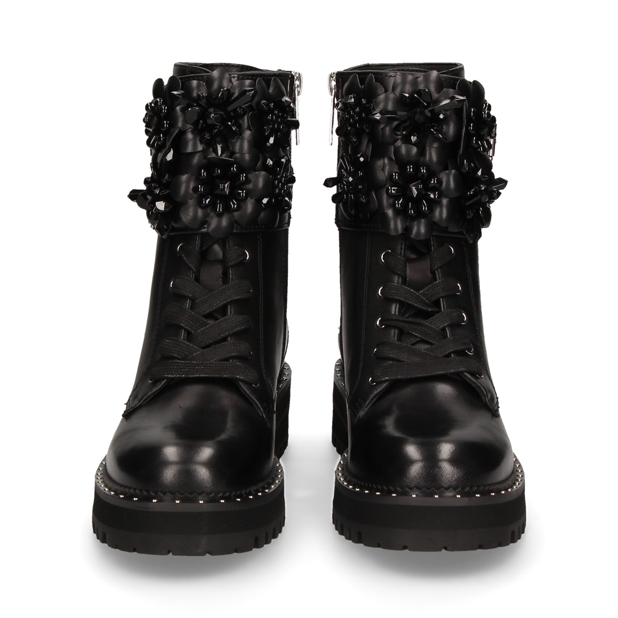 botin-cordon-hebillas-negro