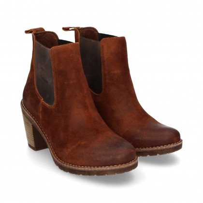 ELASTIC GRASS LEATHER BOOT