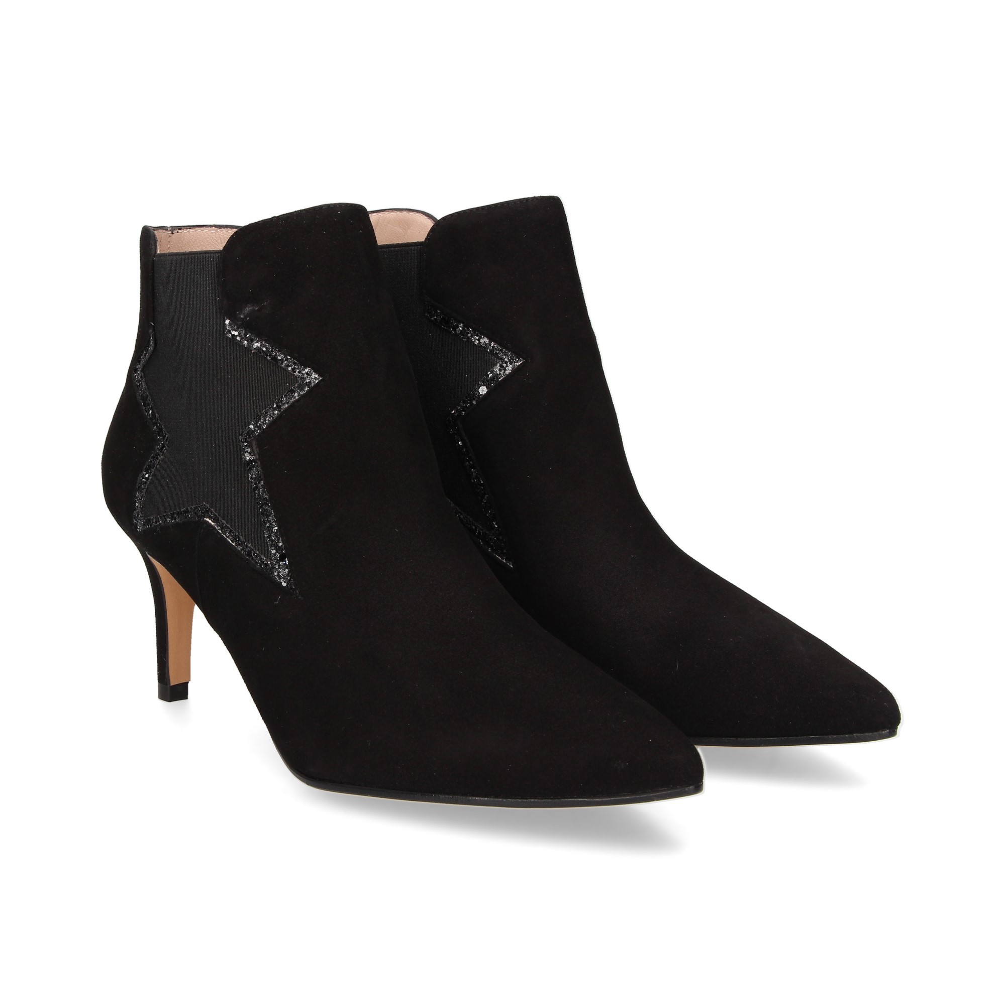 LODI Botines con tacón de Mujer ENZO NEGRO