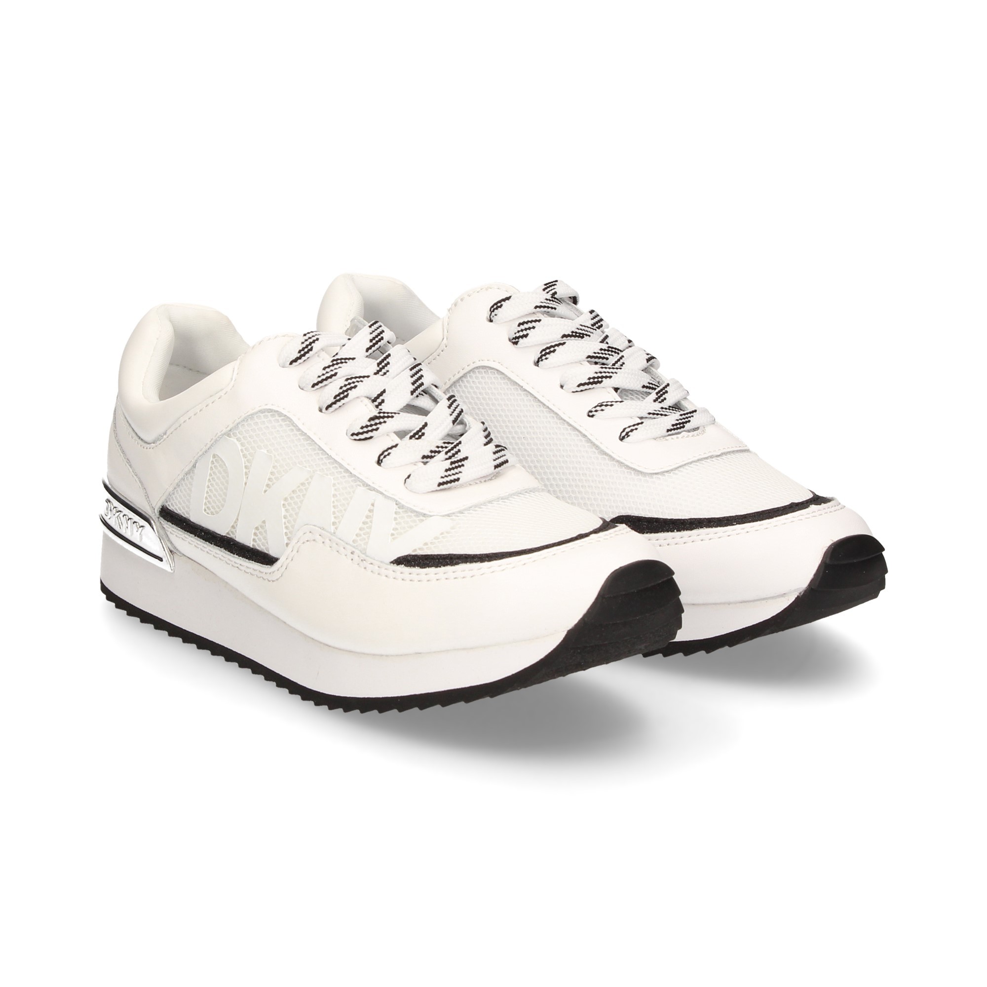 DKNY Women's Abbi Slip On Sneaker, Black White, 3.5 UK: Amazon.co.uk:  Fashion