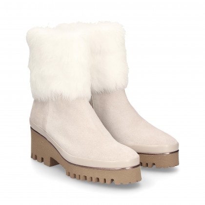 ICE-FACED NECK-TO-ICE PLATFORM BOOT