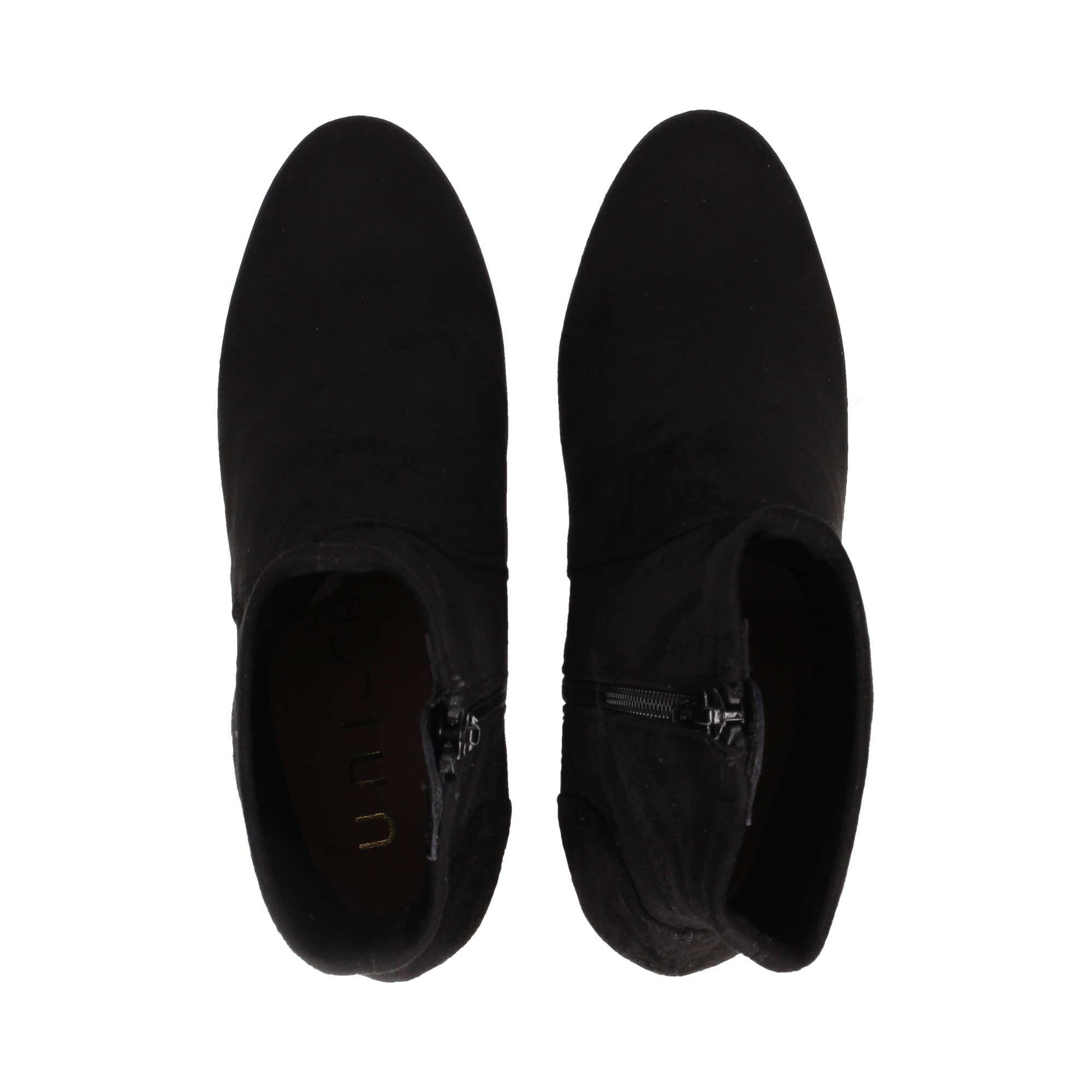 heel-boot-zipper-lycra-black-front