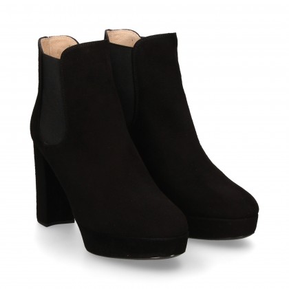 BOTIN PLATFORM 2 ELAST. BLACK ANTE