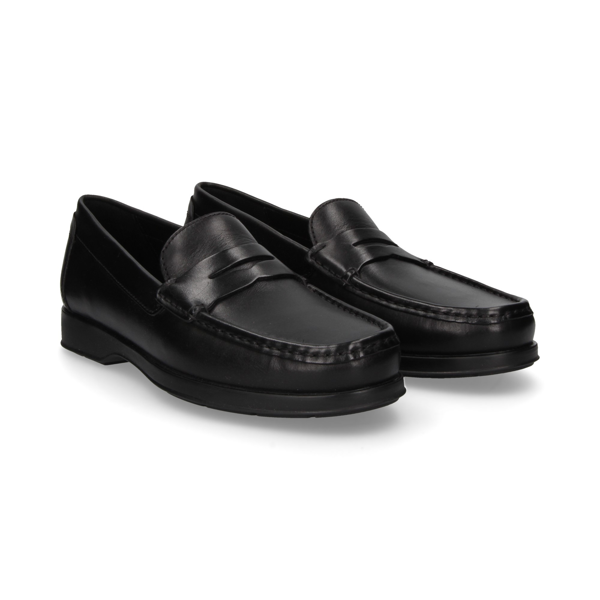 MOCASSIN EN CUIR NOIR 