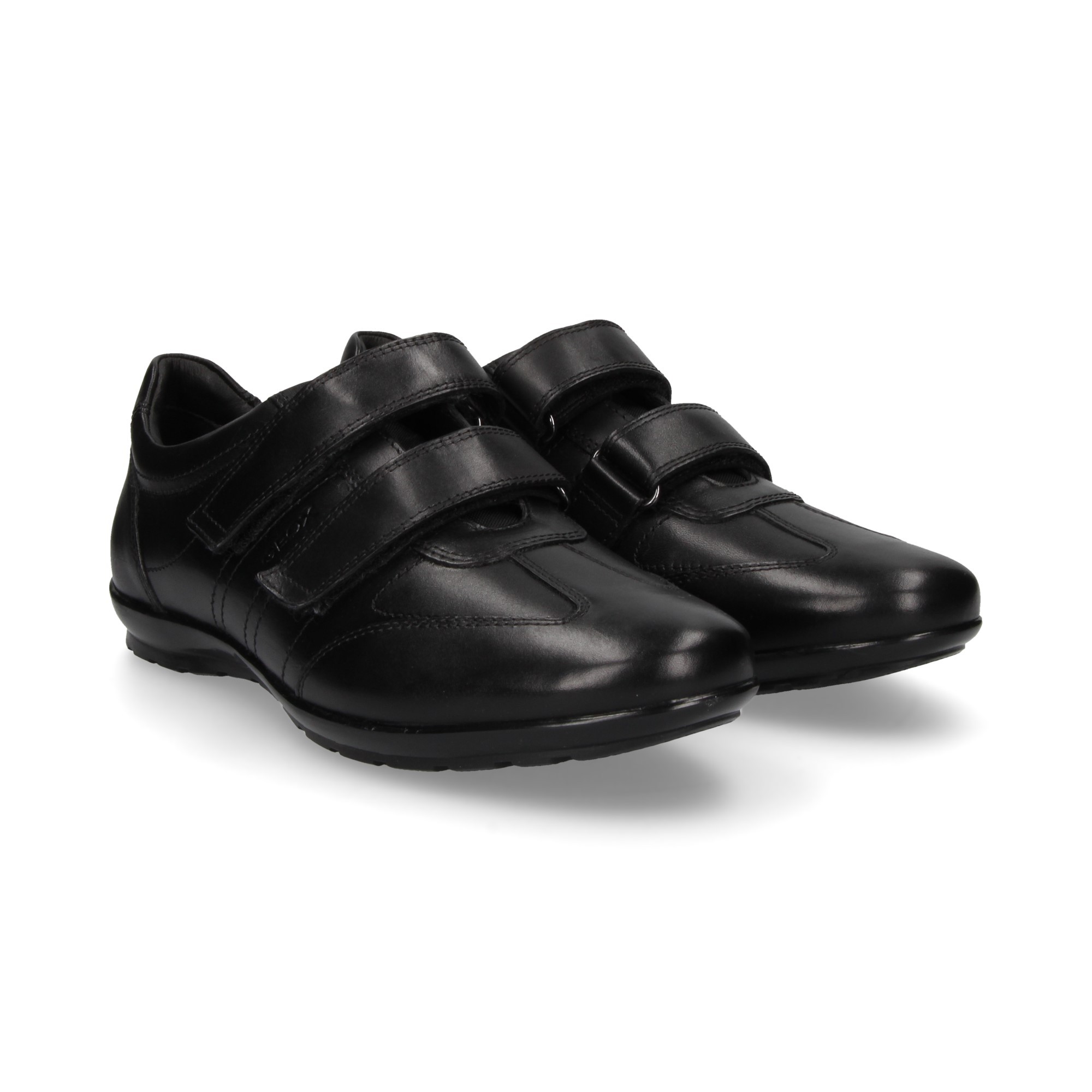 SPORTIVO VELCRO PELLE NERA 