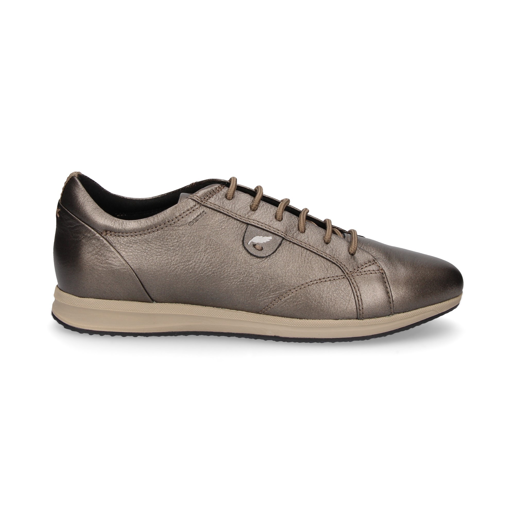 LACETS EN CUIR SPORT TAUPE TAUPE